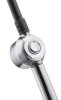 Birzman Zacoo Macht shock pump, 300PSI, 1  gauge  nos silver