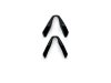 100% Hypercraft, XS, SQ - Nose Pad Kit  unis black