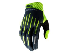 100% Ridefit Glove (FA18)  M Fluo Yellow / Charcoal