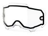 100% Armega Replacement lens - Dual pane  unis clear