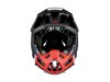 100% Aircraft 2 helmet  L Steel Blue/Neon Red