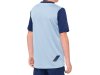 100% Ridecamp Youth Short Sleeve Jersey   S Light Slate / Navy
