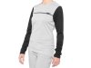 100% Ridecamp Womens Long Sleeve Jersey   S black/grey