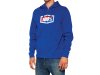 100% Official full-zip Hoodie  XXL Royal