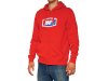 100% Official full-zip Hoodie  S red