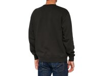 100% Avalanche Pullover Crewneck Sweatshirt   S Light Black