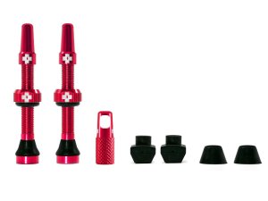 Muc Off Tubeless Valve Kit Universal for MTB & Road   60 red
