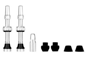 Muc Off Tubeless Valve Kit Universal for MTB & Road   60 silver