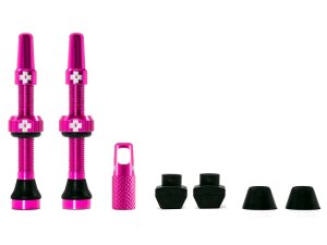 Muc Off Tubeless Valve Kit Universal for MTB & Road   44 pink