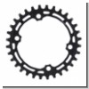 Kettenblatt Shimano Deore 32 Z.