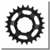 Steck-Zahnkranz Shimano Nexus CSC7000